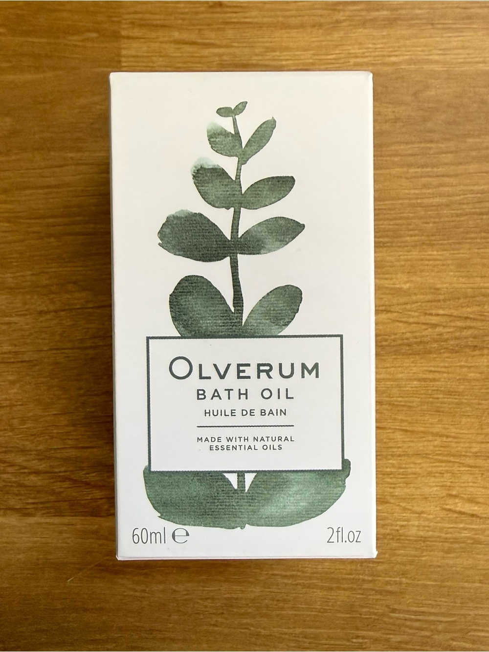 BNIB Olverum Bath Oil